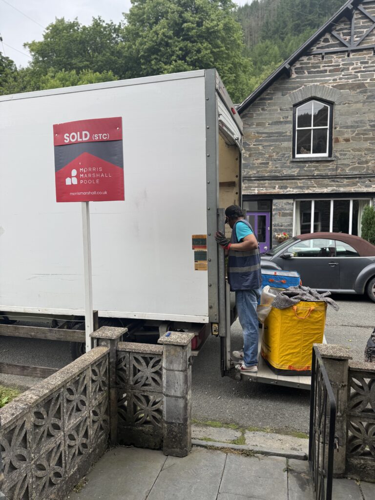 TLC Removals team during a house move from Banbury, Oxfordshire to North Wales